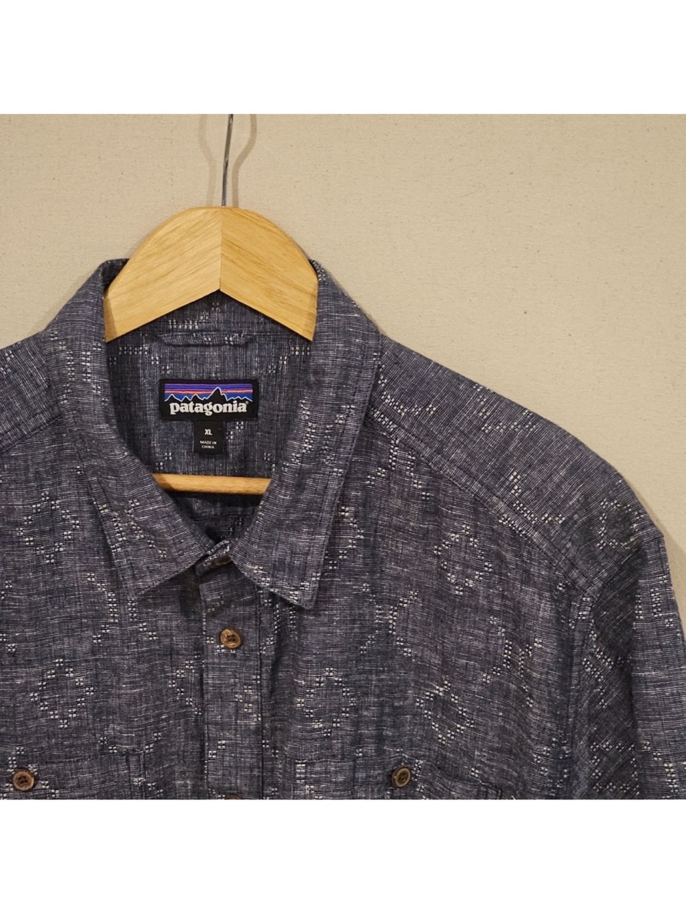 Patagonia Hemp Blend Button Down XL